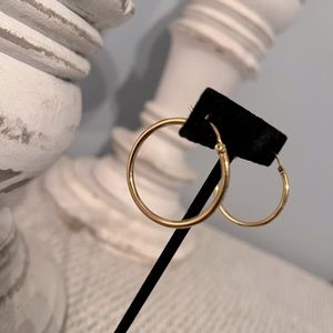 14K Gold Plated Hoops